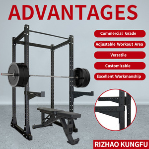Equipo <span class=keywords><strong>de</strong></span> gimnasio comercial Fitness Squat Rack Power Rack <span class=keywords><strong>plegable</strong></span> entrenamiento <span class=keywords><strong>de</strong></span> fuerza Power Rack Cage - Product Image 2