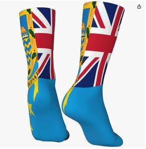 Chaussettes longues décontractées avec drapeau des îles de <span class=keywords><strong>Salomon</strong></span> imprimé pour femmes et hommes, confortables, élastiques, respirantes et décontractées - Product Image 6