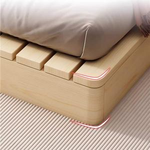 <span class=keywords><strong>Lit</strong></span> plateforme moderne en bois massif, taille King/Queen, écologique, durable, gain de place, meubles de chambre à coucher - Product Image 5