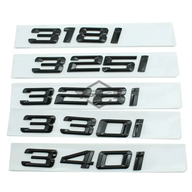 Serie 3 318i 325i 328i 330i 340i serie 5 serie 7 badge Logo auto griglia emblema adesivo per BMW