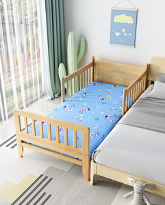 Cama plegable de <span class=keywords><strong>madera</strong></span> maciza de estilo moderno para bebés, cama extensible para el hogar, dormitorio, escuela, hotel, sala de estar, cabina reclinable - Product Image 5