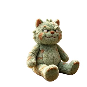 Muñeco de Peluche de Gato Verde Grumpy Personalizado al por Mayor, Juguete de Peluche de Alta Calidad, OEM ODM con Estándar CE EN71 - Product Image 1