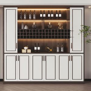 Custom Modern Design Wooden <b>Wine</b> <b>Cabinet</b> in Dining Room Customized Home Furniture Modern White Wooden <b>Wine</b> <b>Rack</b> <b>Cabinet</b> - Product Image 2