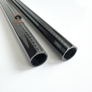 Tubo in Fibra di Carbonio 3k Twill ad Alta Resistenza 1000mm per Pesca, Tubi in Fibra di Carbonio con Scanalatura - Product Image 2