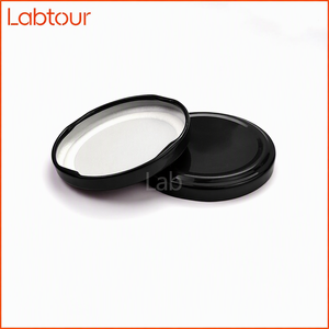 Custom Color Printed Eco-Friendly Metal Tinplate Twist Cap Food Grade Child-Proof Leak-Proof Non-Spill Screw Glass <strong>Jars</strong> - Product Image 2