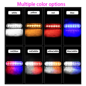 HILMO Nueva Luz Estroboscópica de Advertencia de 6 LED, 18 W, 3030, con Múltiples Modos de Destello para Camioneta, SUV, CC 12 V/24 V - Product Image 5