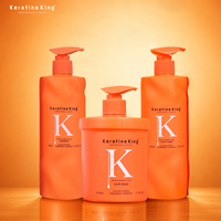 Ensemble shampoing, après-shampoing et masque capillaire au caviar, routine complète de soin à la kératine 400ml+400ml+500ml, nourrit, répare, donne brillance, OEM