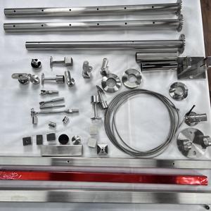 Barandilla de Vidrio para Escaleras, Balaustre de Vidrio, Gelander Exterior, Diseño Personalizado, Barandilla de Balcón, Estándar Internacional - Product Image 4