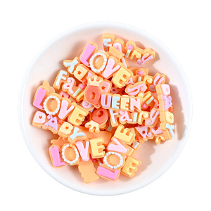 Reine <span class=keywords><strong>babylove</strong></span> crème colle pince à cheveux bricolage matériel petits accessoires perles en plastique résine breloques - Product Image 1
