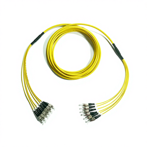 Cavo Patch in Fibra Ottica Monomodale Giallo PVC a 6 Core con Connettore LCFCSTSC per Uso Interno - Product Image 1