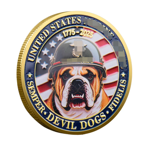 Moneda Conmemorativa del 250 Aniversario de la Marina de los Estados Unidos, Recuerdo, Impresión UV en Hierro, Chapada, Regalo Personalizado, Homenaje al Código del Marinero - Product Image 2