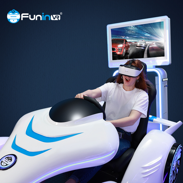 9D VR Karting Car Arcade Game Machine with Fiberglass for Adventure Parks & Public Use-Adult