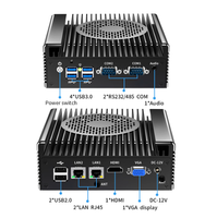 Mini PC industriel refroidi par ventilateur CANGHAN, ordinateur embarqué basse consommation avec double LAN et double ports COM pour l'automatisation à la périphérie