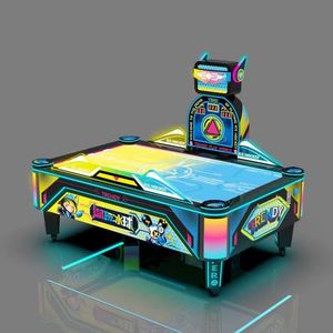 Machine de jeu vidéo de type City Game, Air Hockey multi-balles double, et Hockey sur glace blindé, à monnayeur - Product Image 3