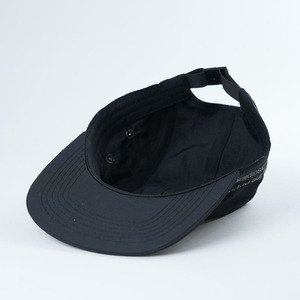 Casquettes de <span class=keywords><strong>course</strong></span> noires non structurées avec logo imprimé, en nylon imperméable de haute qualité, casquettes <span class=keywords><strong>à</strong></span> 5 panneaux, casquettes de sport - Product Image 6