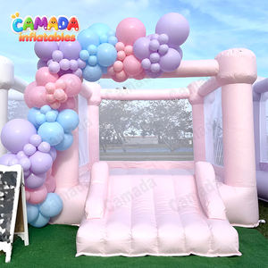 Toboggan gonflable populaire pour enfants, couleurs pastel, avec protection UV, matériaux ignifuges et imperméables, capacité de 800 kg, idéal pour les fêtes - Product Image 6