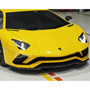 Alerón delantero de fibra de carbono seca para Lamborghini Aventador S LP740 estilo OEM 2016-2021 - Product Image 3