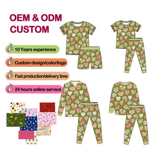 RTS bambu bebek giysileri çocuk bambu pijama çocuk pijamaları PJS bebek Romper bebek bambu fermuar sleesleepe - Product Image 1
