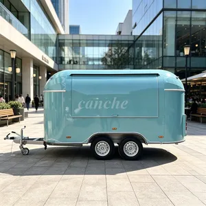 Camion de restauration mobile électrique commercial pour hamburgers et snacks, idéal pour la vente de rue et le camping en Europe - Product Image 1