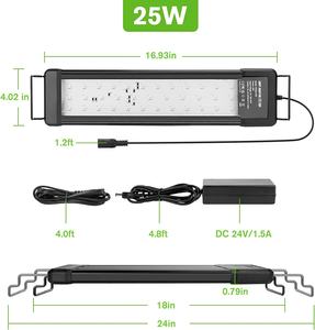 Lumière LED RGB 60/90/120cm, spectre complet, application de contrôle, plante d'eau, éclairage d'aquarium, aquariums - Product Image 5