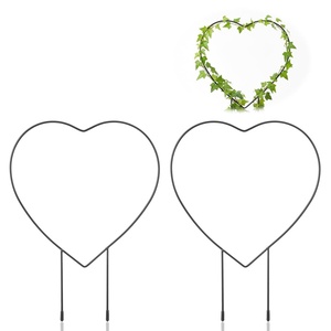 Soporte <span class=keywords><strong>de</strong></span> Plantas en Forma <span class=keywords><strong>de</strong></span> Corazón para Interiores, Poste <span class=keywords><strong>de</strong></span> Soporte para Plantas Verdes, Adecuado para Plantas en Maceta <span class=keywords><strong>de</strong></span> Jardín, <span class=keywords><strong>Hoya</strong></span>, Pothos y Varias Flores - Product Image 1
