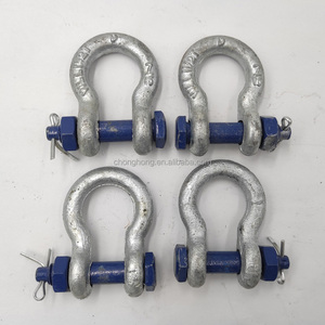 Bán buôn chúng tôi loại thép carbon cung còng 1/4 "đến 4" G2130 mạ kẽm Còng Tay H.D.G. Móc Xích Neo thả - Product Image 4