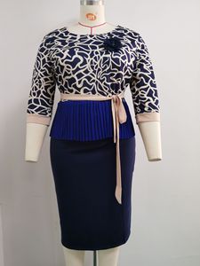 Styles OL tendance, ensemble deux pièces, robes grandes tailles pour femmes - Product Image 4