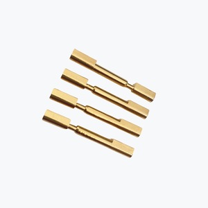 Terminal de Conexión Rápida de Latón Chapado en Oro de 2.0 mm, Forma de Herradura, Conector de Alta Conductividad - Product Image 1