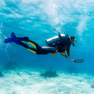 เครื่องตรวจจับโลหะแบบพับได้กันน้ำ BIBO Dive Pro Q20 รุ่นมืออาชีพ สำหรับตรวจจับทองคำและโลหะอื่นๆ พร้อมหัวตรวจจับแบบพัลส์สแกน - Product Image 6