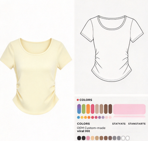 T-shirts courts réversibles pour femmes <span class=keywords><strong>Lin</strong></span>, coupe classique, sans manches, en Spandex/Polyester, imprimés, écologiques, respirants, coupe-vent pour le yoga - Product Image 1