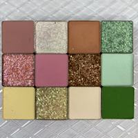 Palette de fards à paupières personnalisée, haute pigmentation, fini mat, duo-chrome, multi-chrome, maquillage pour les yeux, marque privée, votre propre palette