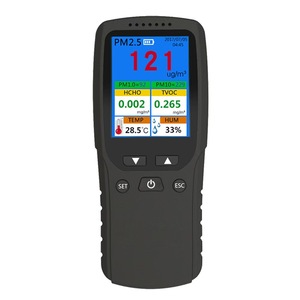 Moniteur de qualité de l'air intérieur portable avec prise en charge du stockage des données, téléchargement et exportation, mesure de la poussière PM2.5 et plage de température - Product Image 2