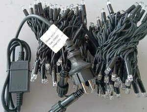 20m 200 LED cable de goma Cadena de luces IP65 Luz de Navidad Cable de goma Luz de cadena comercial - Product Image 4