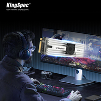 KingSpec hard drive 1TB M.2 NVMe ssd PCIe 2280 teknologi terbaru 5.0 cache M2 pcie gen 5x4 dengan kipas pendingin