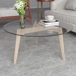 Table centrale de salon en verre, meuble de salon, table centrale en verre, avec <span class=keywords><strong>prix</strong></span> - Product Image 3