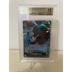 One Piece Royal Bloodline Trafalgar Law OP10-022 ALT ART L BGS 10 [ENG] Material de Papel 2025 - Product Image 2