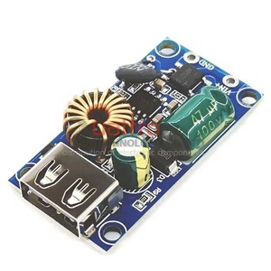 24V DC-DC bước chuyển đổi 5V 2A <span class=keywords><strong>USB</strong></span> sạc Board Mô-đun đầu ra 5V - Product Image 5