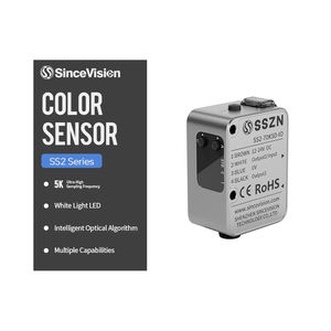 Capteur photoélectrique LED à réponse réglable, vérificateur de couleur RGB RS485 pour la détection de bordure en automatisation, capteur en gros - Product Image 1