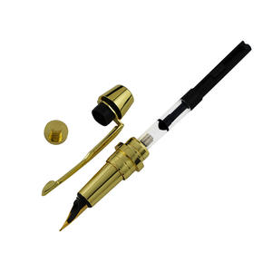 Bricolage <span class=keywords><strong>auto</strong></span>-assemblage acrylique deerlet bois tournant élégant bricolage à la main pièces de stylo accessoires kits de stylo en laiton massif pour le travail du bois - Product Image 6