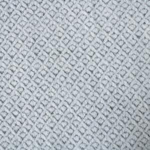 En Stock Livraison Rapide 43% Laine 57% Polyester Noir/Blanc Mélange Diamant Check Loop Tissu Texturé 3D pour Manteau Costume Veste 510GSM - Product Image 1