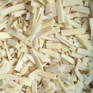 100% brotes de bambú congelados IQF naturales rebanadas corte fino pelado Phyllostachys <span class=keywords><strong>Edulis</strong></span> bambú comestible salvaje sin aditivos - Product Image 1
