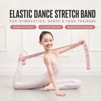 Bande de résistance élastique en latex numérotée pour la danse, l'étirement, l'entraînement de ballet, les étirements des jambes, la flexibilité en studio et en salle de sport pour enfants