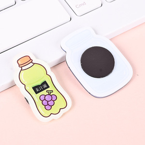 Imanes Acrílicos para Refrigerador Junhao, Diseño de Bebidas Animadas, Pegatinas Magnéticas para Decoración de Cocina, Regalo - Product Image 4