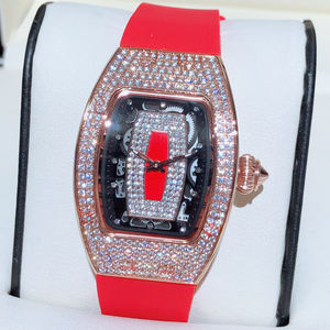 Nouvelle montre mécanique YRM07-01 de haute qualité pour femme avec diamants incrustés, cadran ajouré, également disponible pour homme - Product Image 2