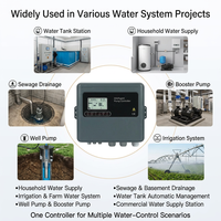Capteur de niveau d'eau intelligent et interrupteur de pression pour le contrôle de la pompe d'irrigation avec minuterie