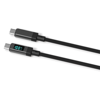 Affichage LED PD100w Nylon Tressé Charge Rapide 1m Câbles de Données 5A Type c Usb C OTG Câble pour Ordinateur Portable I Phones Power Bank Vente en Gros