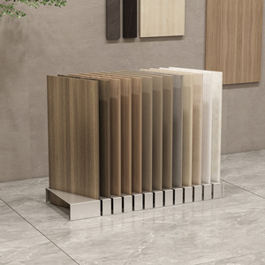 现代设计的多功能环保金属立式瓷砖展示架 - Product Image 3