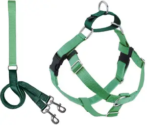 Custom Logo 2 Hounds Design Freedom Easy Walking Adjustable Step In No Pull Dog Harness Strap On Harness Set