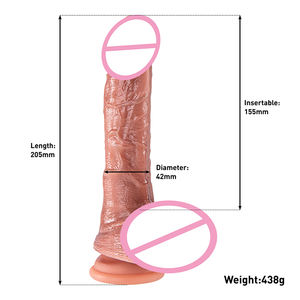 गर्म बिक्री यथार्थवादी सक्शन कप डिल्डो रिमोट थ्रस्टिंग सिलिकॉन वयस्क खेल - Product Image 6