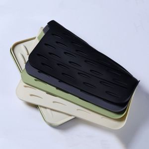 Tapete de silicona para encimera de cocina con drenaje, manual, antideslizante, aislante térmico, protector de ollas y tabla de cortar engrosada - Product Image 3